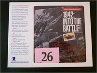 WWII REMEMBERED 1942 INTO THE BATTLE MINT SET
