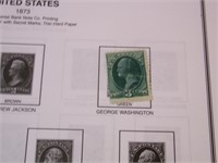 INDEPENDENCE STAMP ALBUM APPEARS TO INCLUDE SCOTT