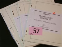 4 PACKS SCOTT BLANK PAGES