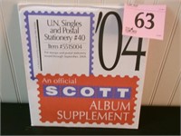 UN SINGLES AND POSTAL STATIONARY NUMBER 40 SCOTT