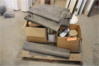 Pallet of Misc Roofing Cement, Joints, Pieces