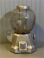 Antique One Cent Coin Op Candy Dispenser