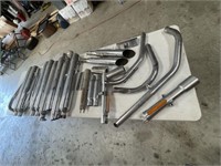 Table of take off exhaust pipes