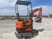 AGT MINI EXCAVATOR, MODEL QH12, 14'' BUCKET,