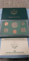 1991 Uncirculated Bank Coin Set