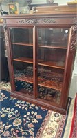 Mahogany Northwind Carved Two Door Bookcase