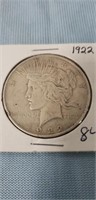 1922 Silver Dollar Coin