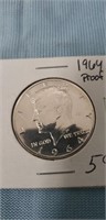 1964 Proof Half Dollar Coin