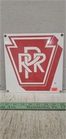 Pennsylvania Railroad Metal Sign (8.5"×8.5")