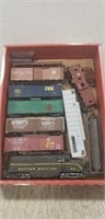 (8) Assorted HO Scale Train Cars & Parts