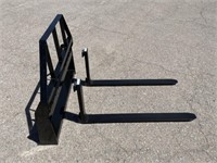 UNUSED Skid-Steer Pallet Fork Attachment w/ Forks