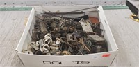 Box Of Assorted Train Parts & More
