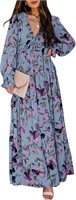 $60 (L-XL) Womens Floral Long Sleeve Dress