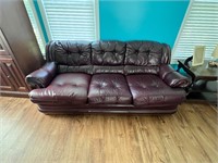Prestige Leather Sofa needs cleaning