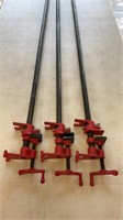 Bessey 5 foot pipe clamps