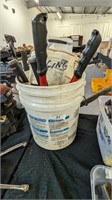 Bucket Of Assorted Tools And Hardware