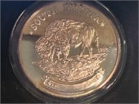 1988 South Dakota Commemorative Silver Round