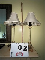 Two unique table lamps