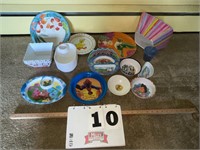 Misc. children's plates and bowls