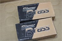 2 Boxes 9MM Brass FMJ Factory Ammo