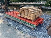 Skid Lot Of Pallet Racking