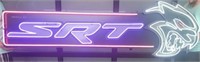 Contemporary Dodge SRT Lighted Neon Sign