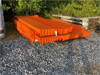 Skid Lot Of Pallet Racking Rails