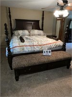 6-piece Ashley furniture bedroom suite, blanket