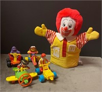 1991 Happy Meal Toys & Hand Puppet