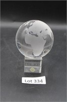 Shannon Crystal Globe With Base