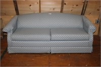 Lay-Z-Boy Blue Upholstered Sofa