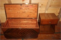 Nightstand With Cedar Lined Chest