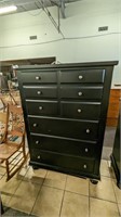 Five Drawer Chest, 58" T X 40" W