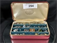 Vintage Jewelry Box And Contents