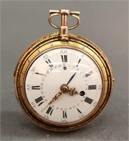 Fusee gold pocket watch