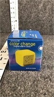 color changing digital alarm clock