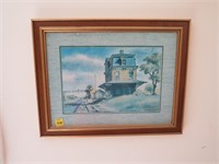 Train Painting Signed, pick up only