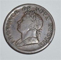 King George IV Nova Scotia 12 Penny Token 1832