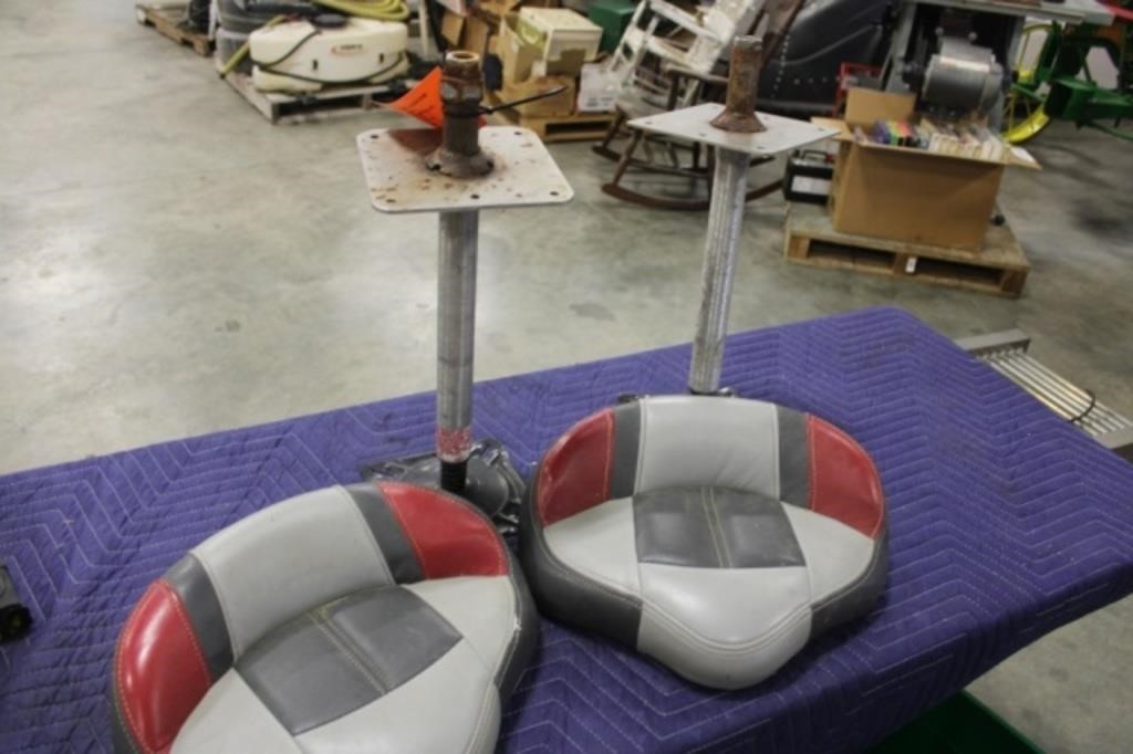 2 - Pedestal Boat Seats