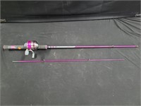 Zebco purple fishing pole