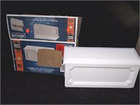 Plastic, White wall mounting mailbox