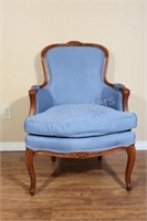 Sterling Bergere Louis XV Style Accent Chair