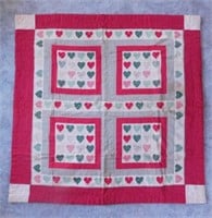 3 throws including handmade quilted throw