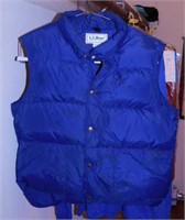 L.L. Bean men's insulated vest, size Large -