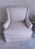 Upholstered easy chair, 21" wide seat