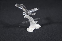 Clear & Frosted Dragonfly Figurine
