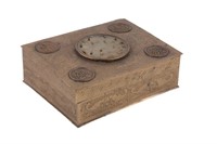 Late Qin Dynasty Brass & Sandlewood Box