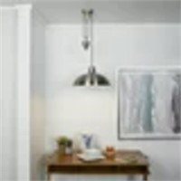 Belham Living Silver Dome Pulley System Chandelier