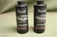 (2) 1 LB Unique Smokeless Powder By Alliant Powder
