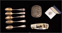 Lion Jewelry, Eagle Knife & Spoons